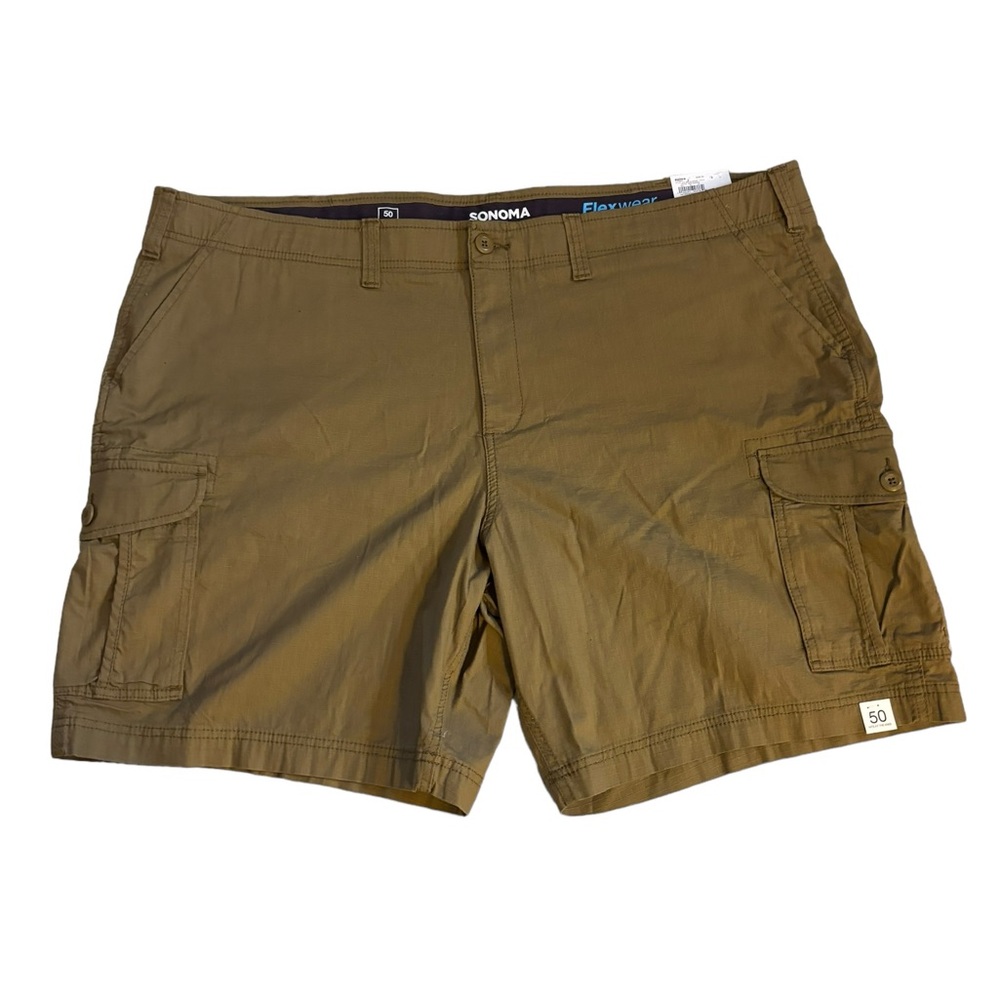 Sonoma Men’s Brown Big & Tall Cargo Shorts Size‎ 50